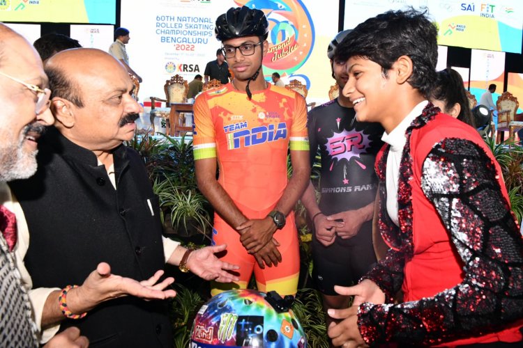 ಗ್ರಾಮೀಣ ಮಟ್ಟಕ್ಕೂ ಸ್ಕೇಟಿಂಗ್ ವಿಸ್ತರಣೆ: ಸಿಎಂ ಬೊಮ್ಮಾಯಿ