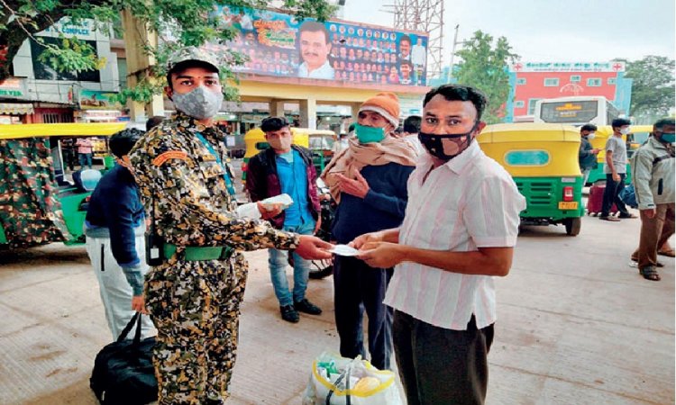 ಬೆಂಗಳೂರಿನಲ್ಲಿ ಇಂದಿನಿಂದ ಮಾಸ್ಕ್‌ ಕಡ್ಡಾಯ: ಬಿಬಿಎಂಪಿ ಮಾರ್ಷಲ್‌ಗಳಿಂದ ವಿಶೇಷ ಜಾಗೃತಿ